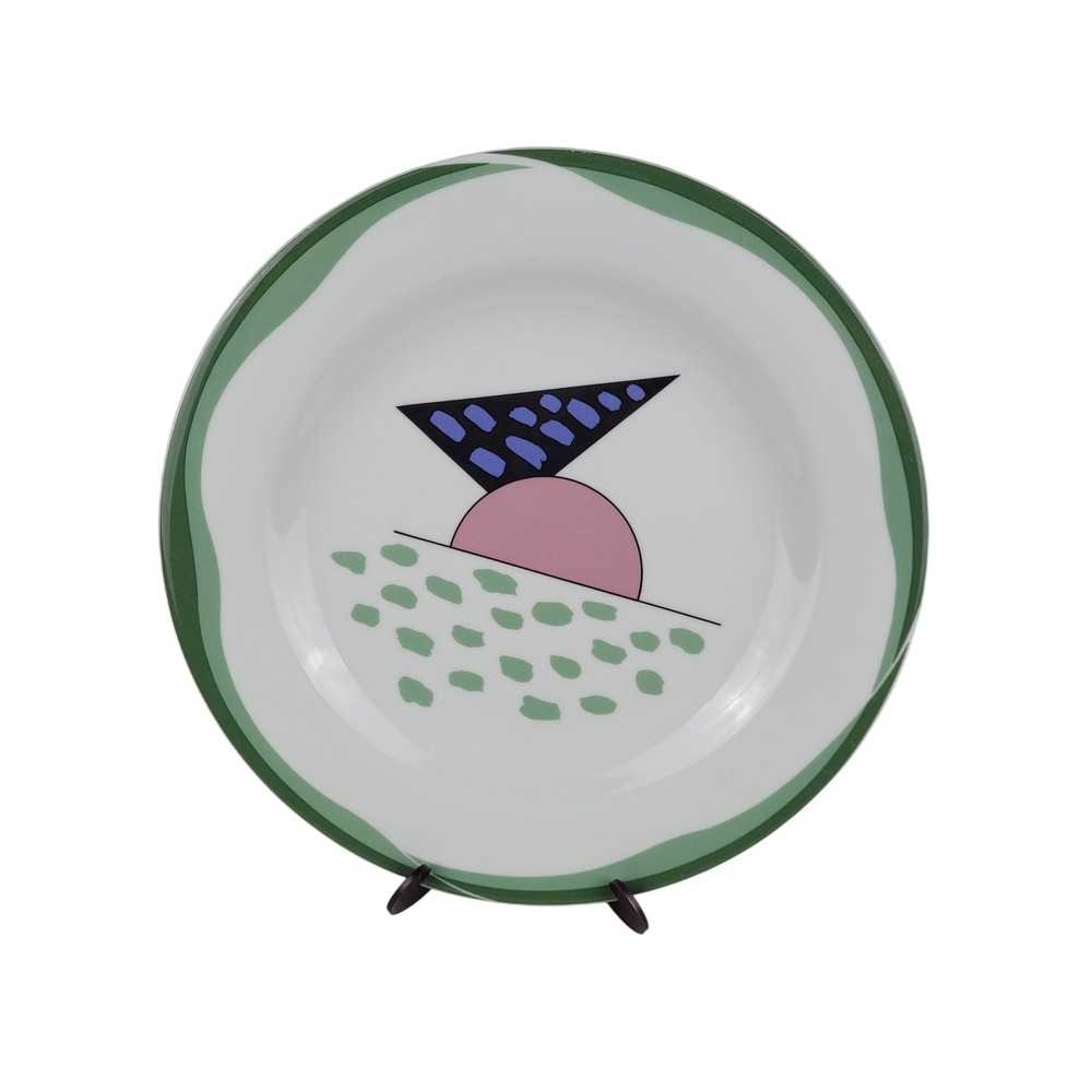 Royal Doulton Everyday Equinox Dinner Plate Memphis Style Geometric 1994 TC 1197
